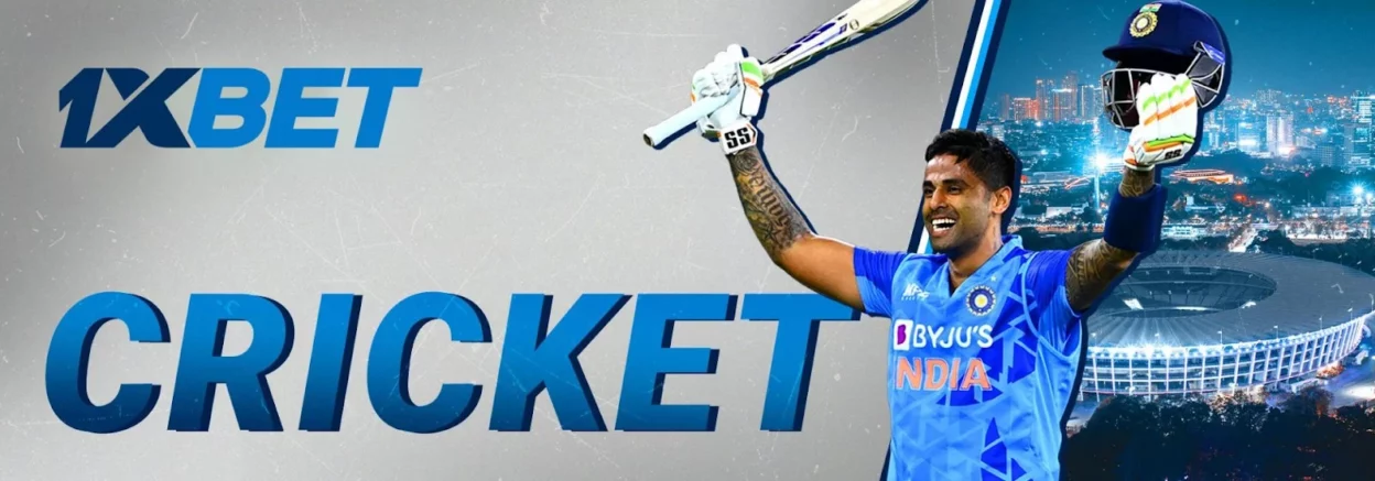 Pre-Match and Live Cricket Betting at 1xBet with Example Odds