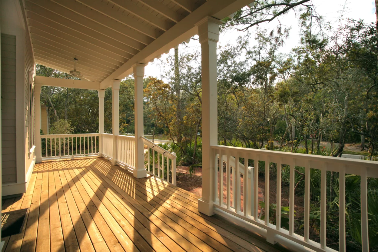 Home with a Custom Porch