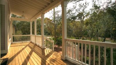 Home with a Custom Porch