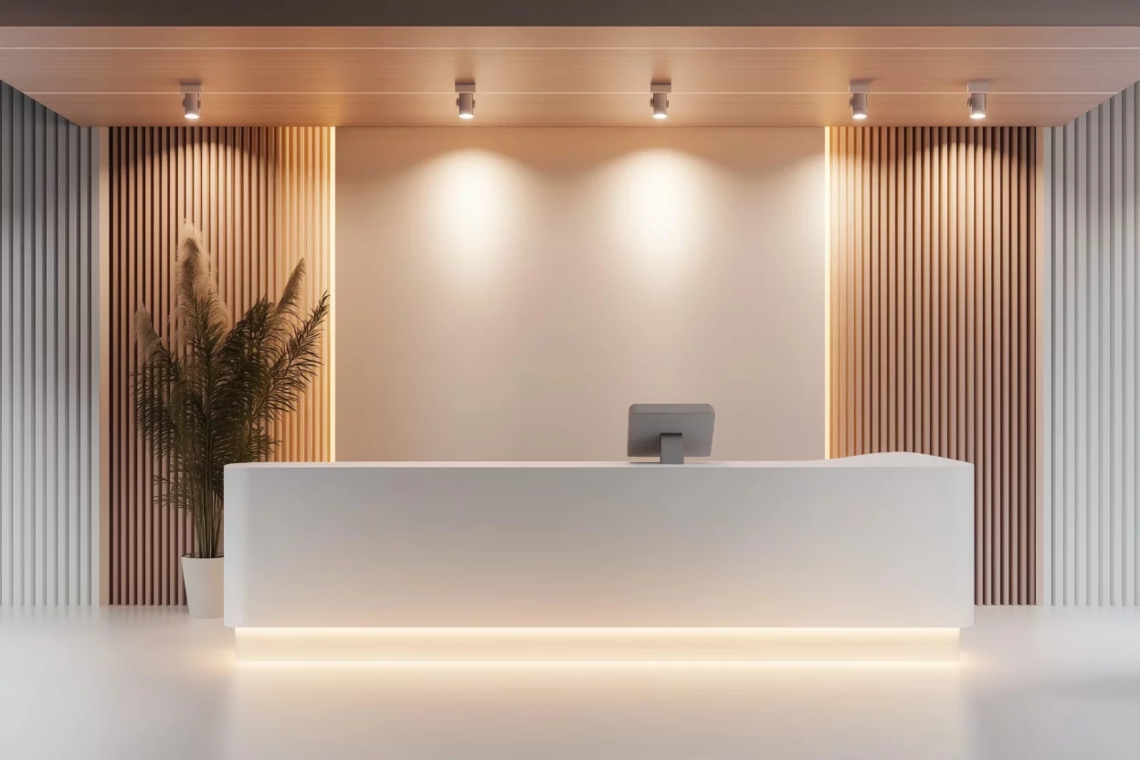 Reception Desk with Your Lobby Décor