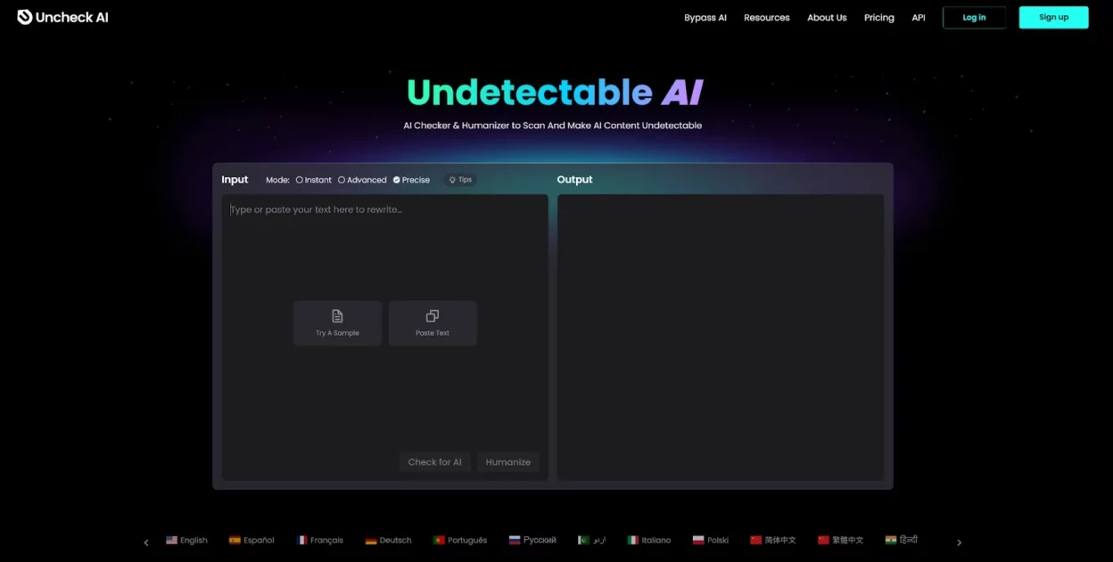 Uncheck AI Review