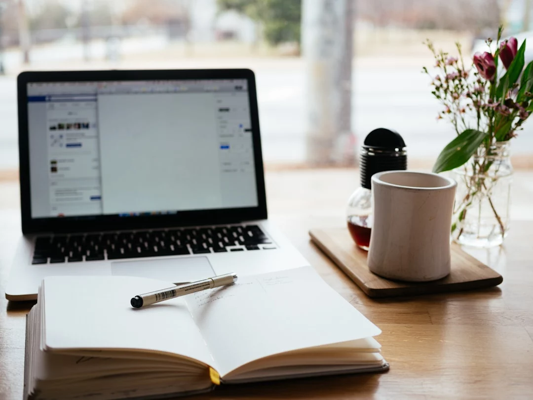 A laptop emphasizing techniques for effective Salesforce account planning.