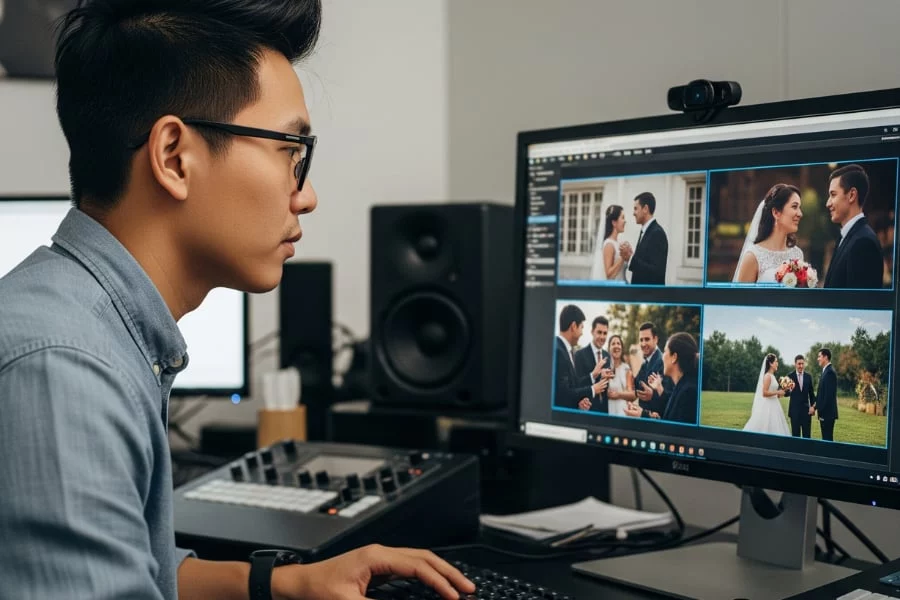 Outsourced Wedding Video Editing