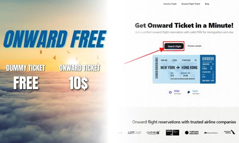 Secure Onward Travel Proof